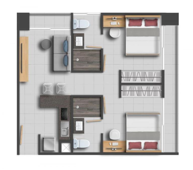 سابوبان Livup Suites En Zona Iteso المظهر الخارجي الصورة